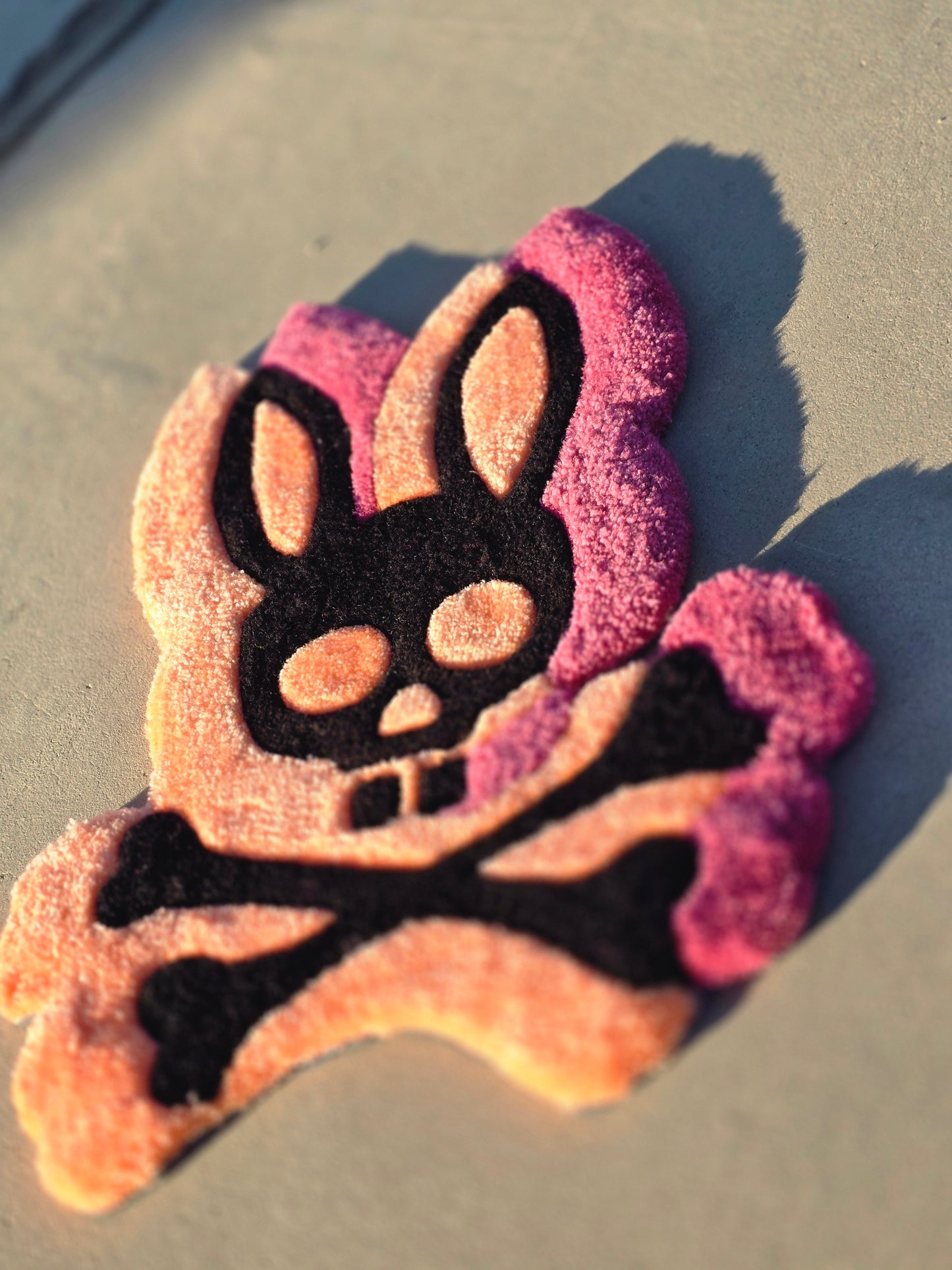 Hand-made Psycho Bunny Rug