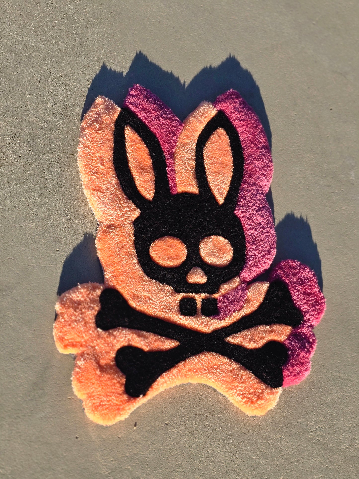 Hand-made Psycho Bunny Rug