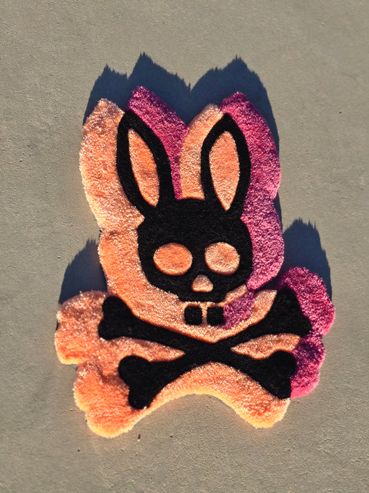 Hand-made Psycho Bunny Rug